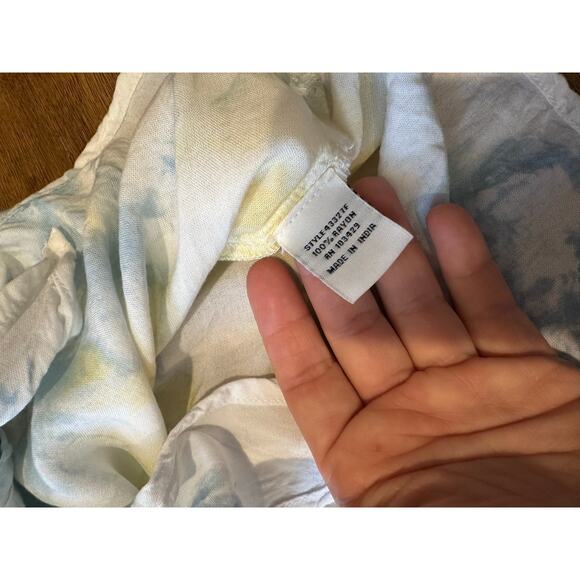 Caffe Marrakech Tie Dye Button Down Shirt Small - Picture 6 of 8